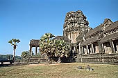 Angkor Wat temple, the fourth enclosure, the west gopura 